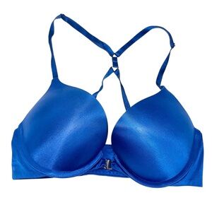 Victoria’s Secret Bombshell Plunge Dark Blue Front Closure Bra!